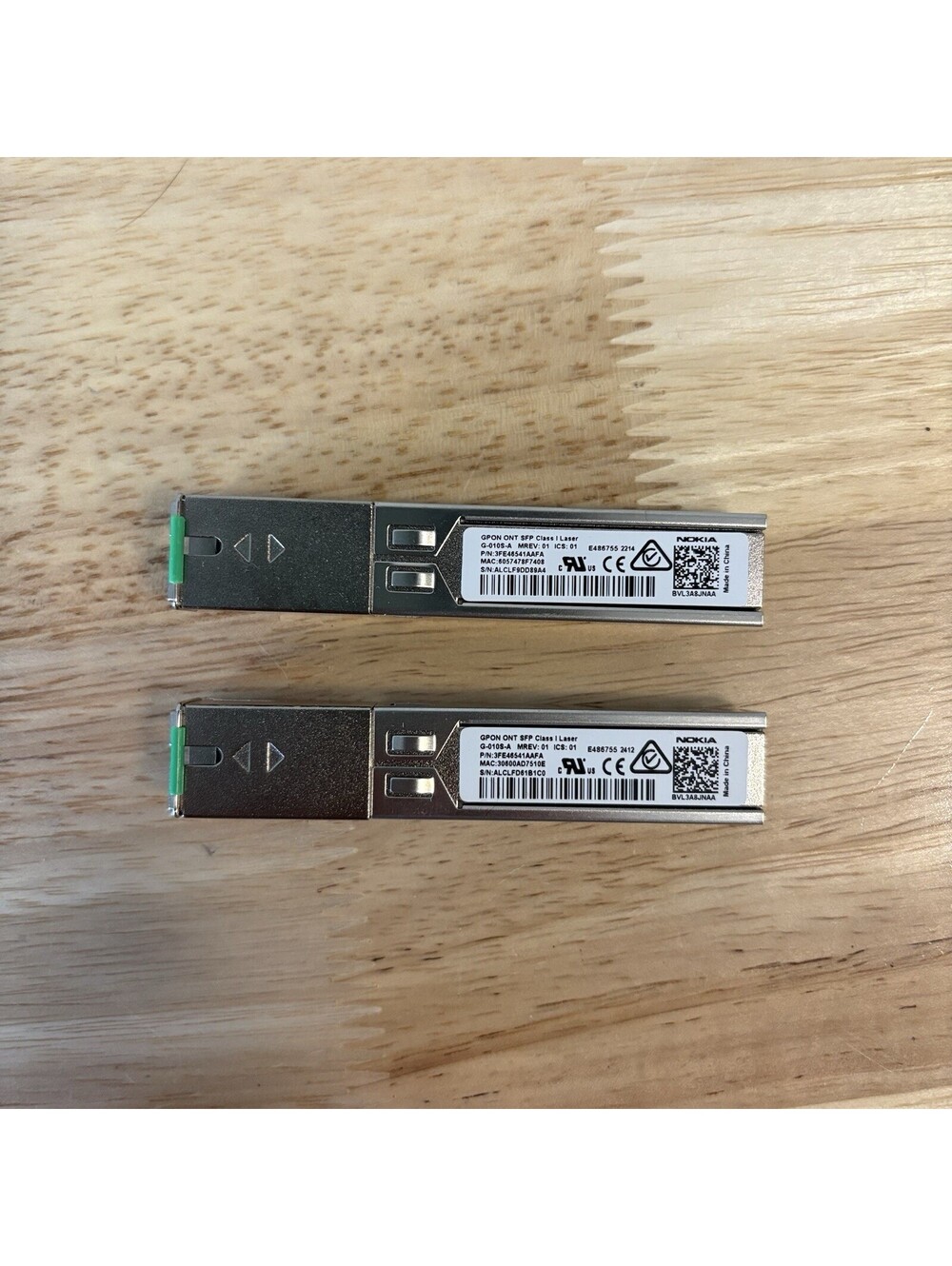 Nokia G‑010S‑A GPON ONT SFP Module 3FE46541AAFA 2.5G SC SFP Cat Stick Fiber Mode